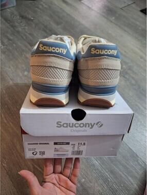 Saucony Shadow Original Men’s Sneakers Gray/Blue Suede S2108-897